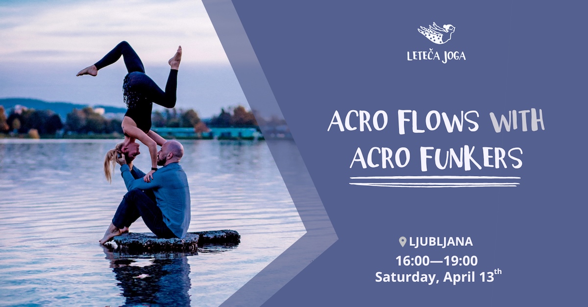 Acroyoga with acrofunkers - Leteča joga